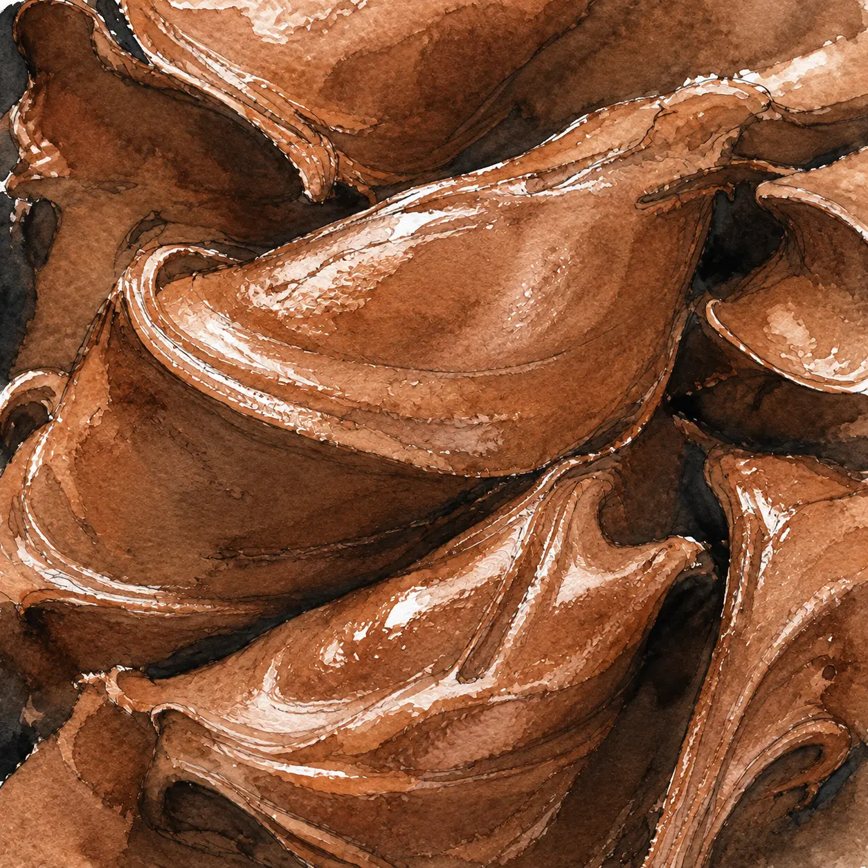 Dark Chocolate Sorbet gelato